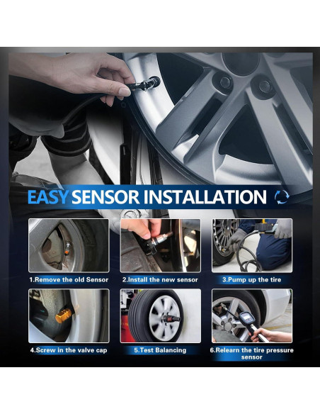 Sensor TPMS POHILA 433MHz Reemplazo para Infiniti/Nissan