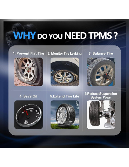 Sensor TPMS POHILA 433MHz Reemplazo para Infiniti/Nissan