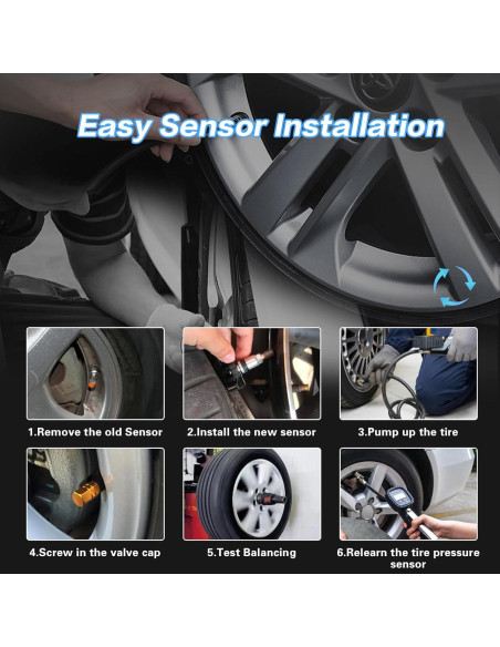 Sensor TPMS POHILA 433MHz Reemplazo para Infiniti/Nissan