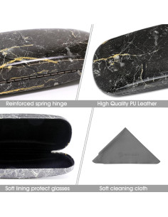 Funda Dura para Gafas PERFECTSIGHT Floral, Ligera y Resistente 2