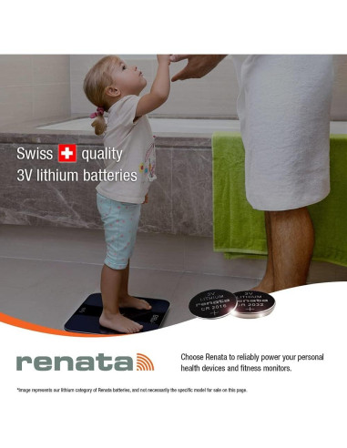 Baterías de Litio Renata CR1025 - 3V 30mAh (Paquete de 10)