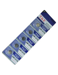Baterías de Litio T&E CR1216 3V - Paquete de 5 Unidades