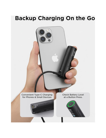 Batería de Litio InoKraft Swap-On 4000mAh Carga Tipo-C