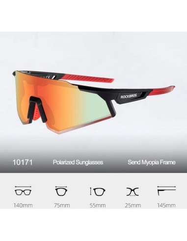 Gafas de sol polarizadas ROCKBROS 10171 Unisex UV400