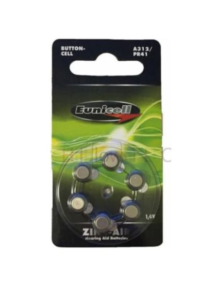 Baterías de Óxido de Zinc 1.45V A312 Hillflower 300 Piezas