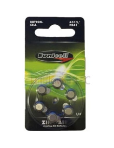 Baterías de Óxido de Zinc 1.45V A312 Hillflower 300 Piezas 2