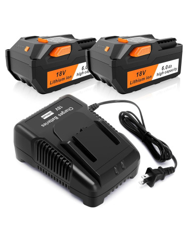 Batería de Litio 18V 6.0Ah Ridgid + Cargador Rápido
