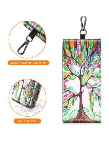 Funda Doble para Gafas Fintie con Gancho y Paños de Limpieza