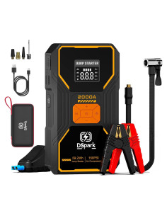 Arrancador de Salto Dspark B31 2000A con Compresor 150PSI