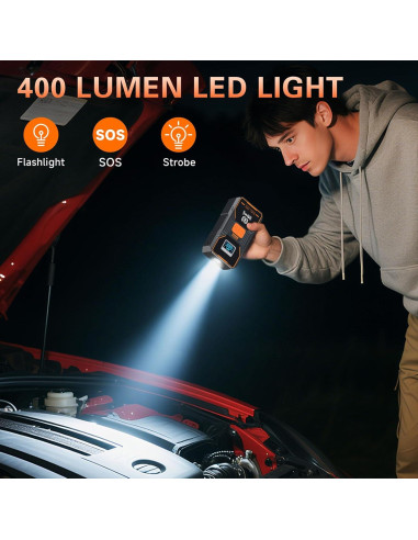 Arrancador de Salto Dspark B31 2000A con Compresor 150PSI