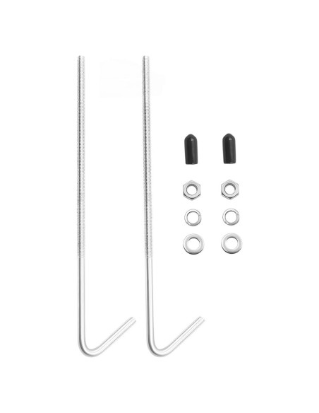 Soporte de Batería de Coche Zpana 8 Pulgadas Acero Inoxidable