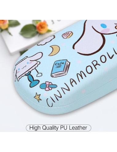 Funda Dura para Gafas PERFECTSIGHT - Diseño Kawaii Floral