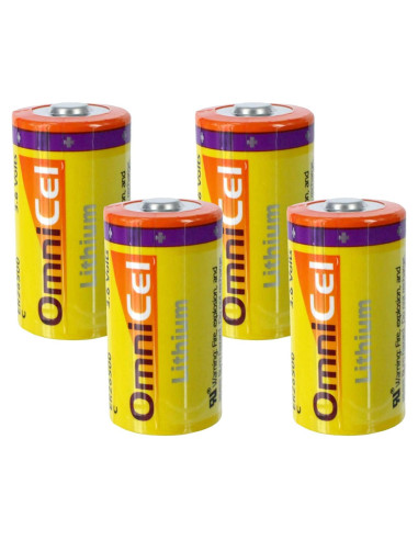 Batería de Litio OmniCel ER26500 3.6V 8.5Ah Tamaño C
