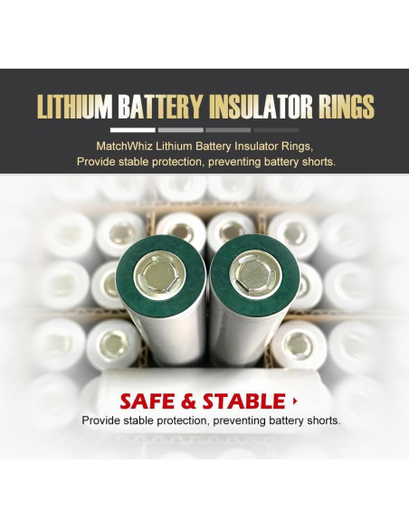 Anillos de Aislamiento para Batería 21700 MatchWhiz 330PCS