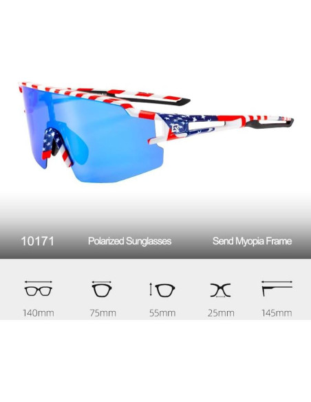 Gafas de sol polarizadas ROCKBROS UV400 unisex ligeras