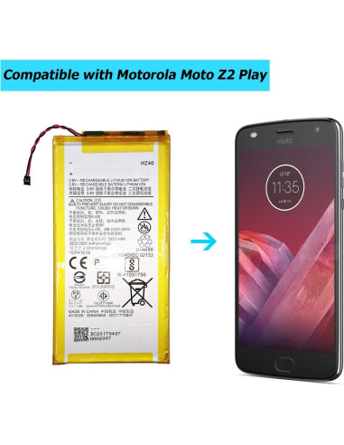 Batería de Reemplazo HZ40 para Motorola Moto Z2 Play 2800mAh