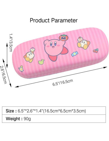 Funda Dura para Gafas PERFECTSIGHT Rosa, Ligera y Resistente