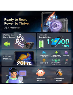 Smartphone Rugerizado Blackview BV6200 Plus 11000mAh 24GB/256GB 2