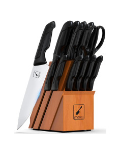 Juego de cuchillos de cocina imarku 14 piezas acero inoxidable