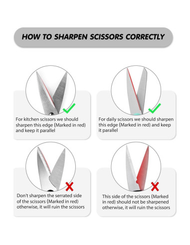 Afilador de cuchillos 4 en 1 NestaWave, acero inoxidable, negro/plata