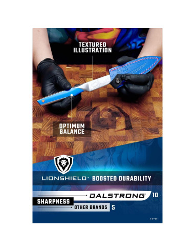 Conjunto de cuchillos Dalstrong 2pc Superman - Chef 20.32cm