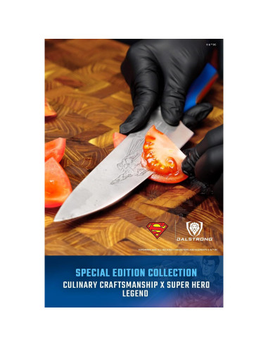 Conjunto de cuchillos Dalstrong 2pc Superman - Chef 20.32cm