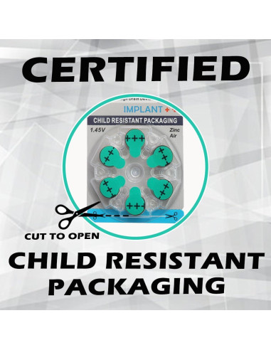 60 Baterías ZeniPower 675P para Audífonos de Aire Zinc