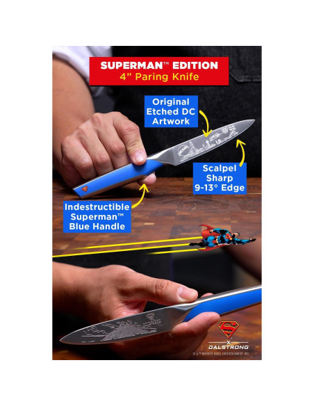 Conjunto de cuchillos Dalstrong 2pc Superman - Chef 20.32cm