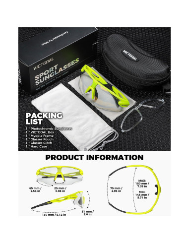 Gafas de Ciclismo VICTGOAL Va309 Fotocromáticas UV400
