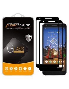 Protector de Pantalla Vidrio Templado Supershieldz para Google Pixel 3a XL - 2 Pack