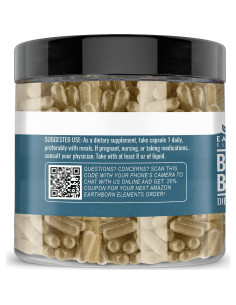 Escoba de Butcher Earthborn Elements 200 Cápsulas Puras Sin Aditivos 2