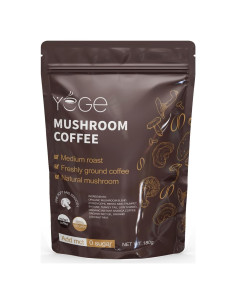 Café Instantáneo de Champiñones YEGE 30 Porciones Energía y Enfoque