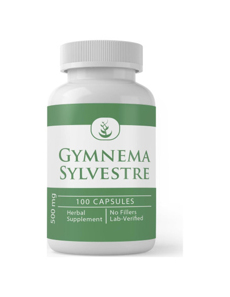Cápsulas de Gymnema Sylvestre 100% Puras - 100 Unidades