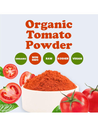 Polvo de Tomate Orgánico Food to Live 283.5g - Sin Sal Añadida