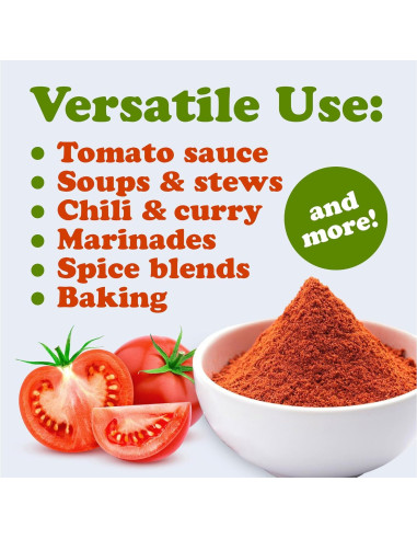 Polvo de Tomate Orgánico Food to Live 283.5g - Sin Sal Añadida