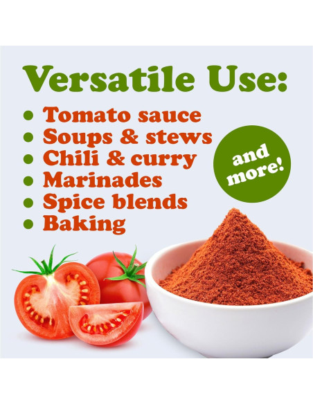 Polvo de Tomate Orgánico Food to Live 283.5g - Sin Sal Añadida