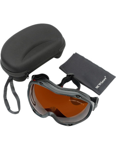 Gafas de seguridad MCWlaser EP-1 OD5+ protección UV