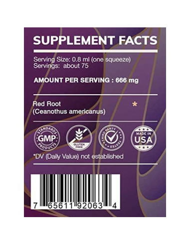 Extracto de Raíz Roja HerbEra 59 ml - Sin Alcohol 100% Natural