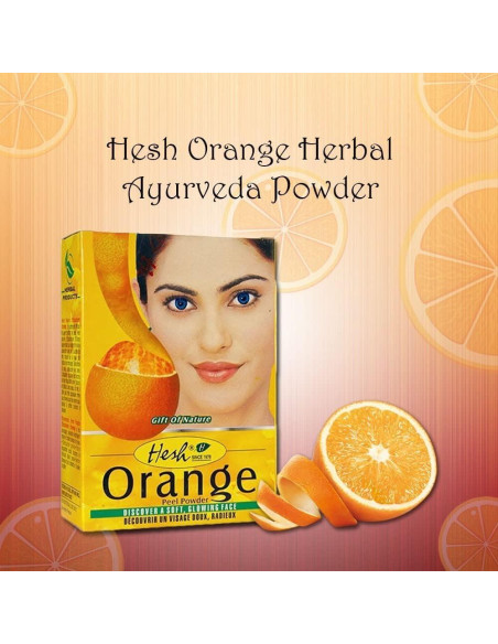 Polvo de Cáscara de Naranja Hesh Pharma 100g - Astringente Facial