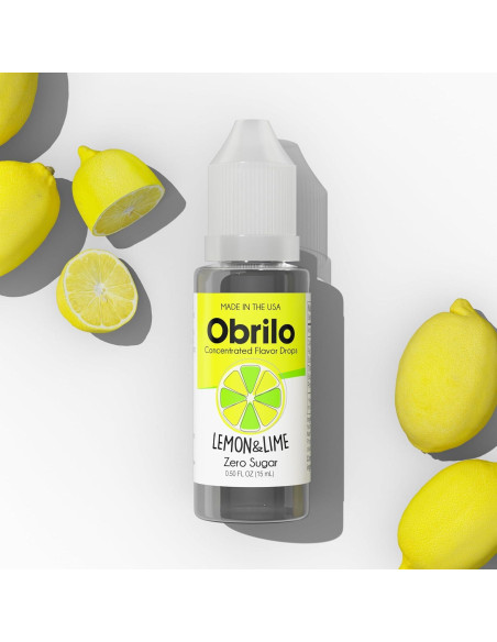Extracto Saborizante de Limón y Lima Obrilo - 15 mL - Concentrado