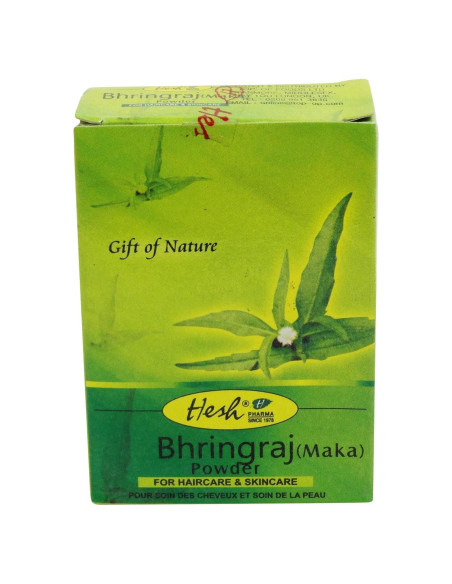 Hesh Maka Bhringraj Polvo 50g - Cuidado del Cabello y Piel
