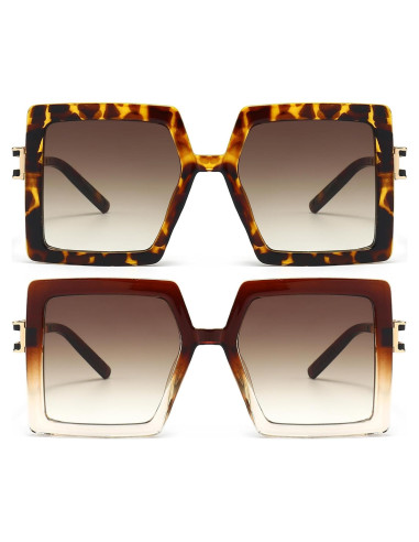 Gafas de Sol AIEYEZO Cuadradas Oversized UV400 Mujeres