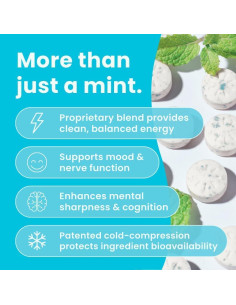 Mentas Energéticas Neuro Sin Azúcar 72 Unidades 80mg Cafeína 2