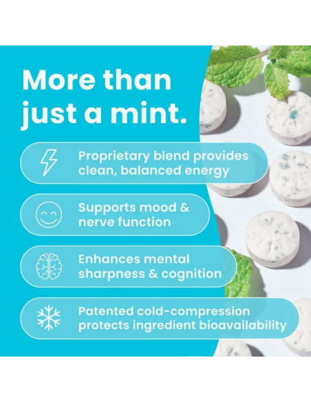 Mentas Energéticas Neuro Sin Azúcar 72 Unidades 80mg Cafeína