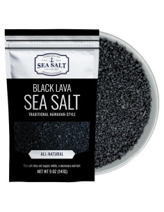 Sal de Mar Negra Hawaiana con Carbón Activado 142 g