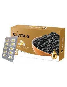 Aceite de Sésamo Negro Vita-S 30 Cápsulas 49.6g