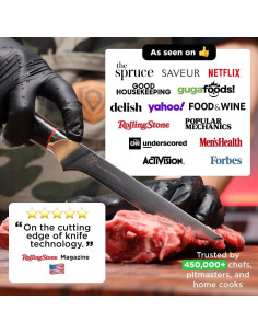 Set de Cuchillos de Cocina Dalstrong - Rebanar 30 cm y Deshuesar 15 cm - Acero AUS-10V 2