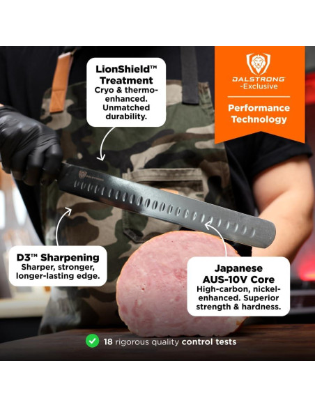Set de Cuchillos de Cocina Dalstrong - Rebanar 30 cm y Deshuesar 15 cm - Acero AUS-10V