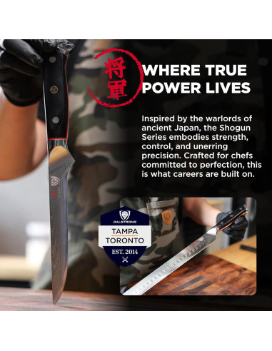 Set de Cuchillos de Cocina Dalstrong - Rebanar 30 cm y Deshuesar 15 cm - Acero AUS-10V