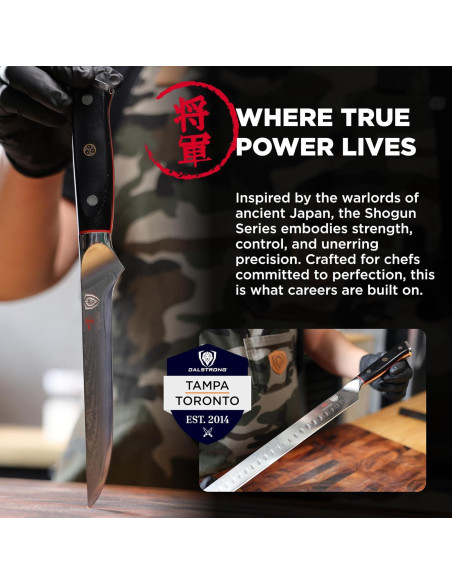Set de Cuchillos de Cocina Dalstrong - Rebanar 30 cm y Deshuesar 15 cm - Acero AUS-10V